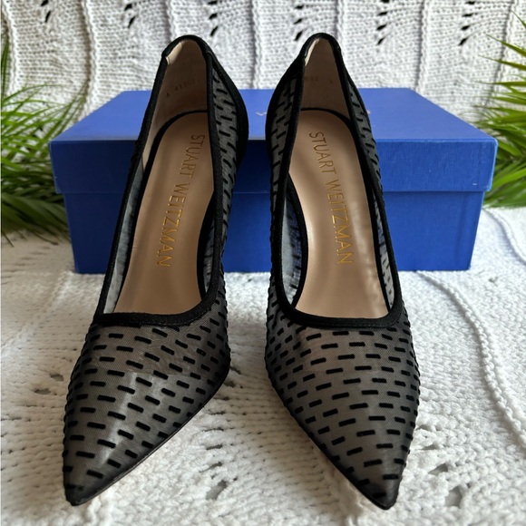 New Stuart Weitman Tasha pointed Toe Pump - Picture 13 of 16